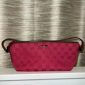 Raspberry Red Vintage Gucci Pochette